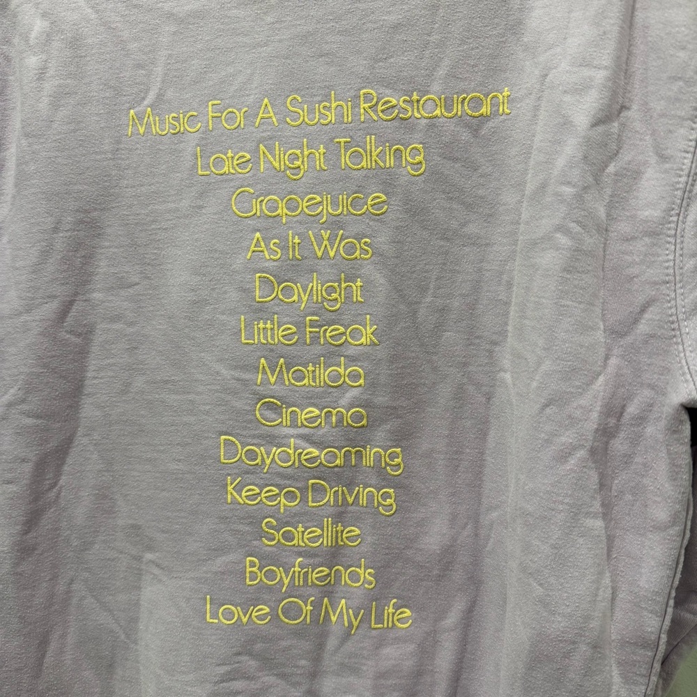 2022 Official Harry Styles House Love On Tour  Lavender‎ Hoodie Size Medium - Picture 6 of 6